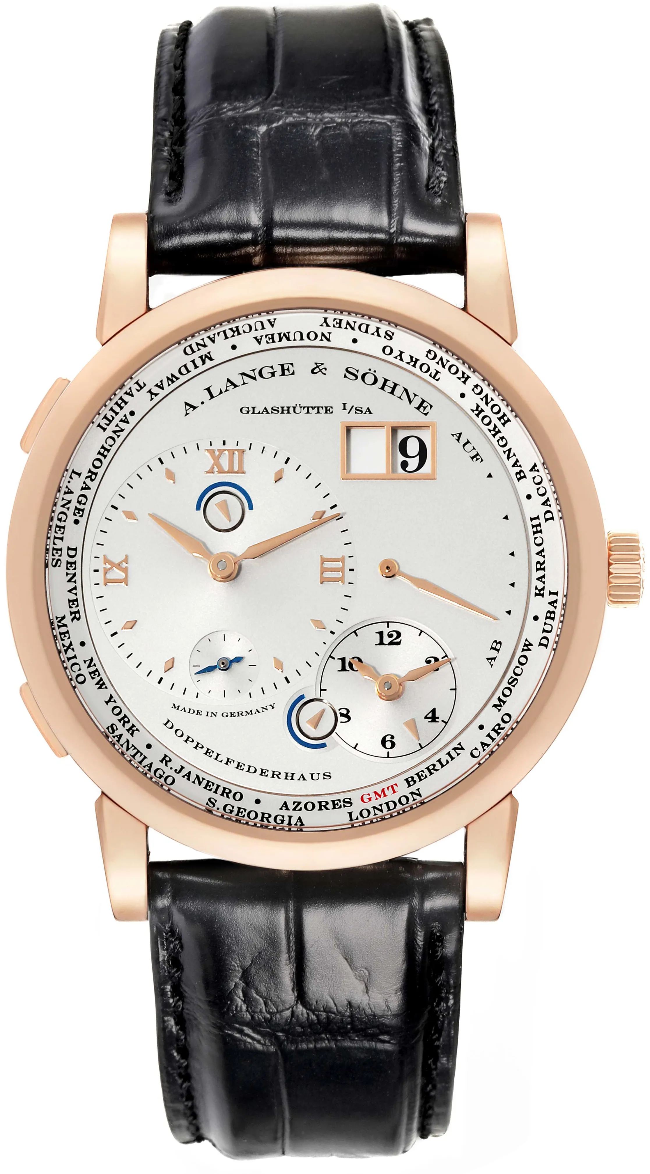 A. Lange & Söhne Lange 1 116.032 42mm Rose gold and 18k rose gold Silver 1