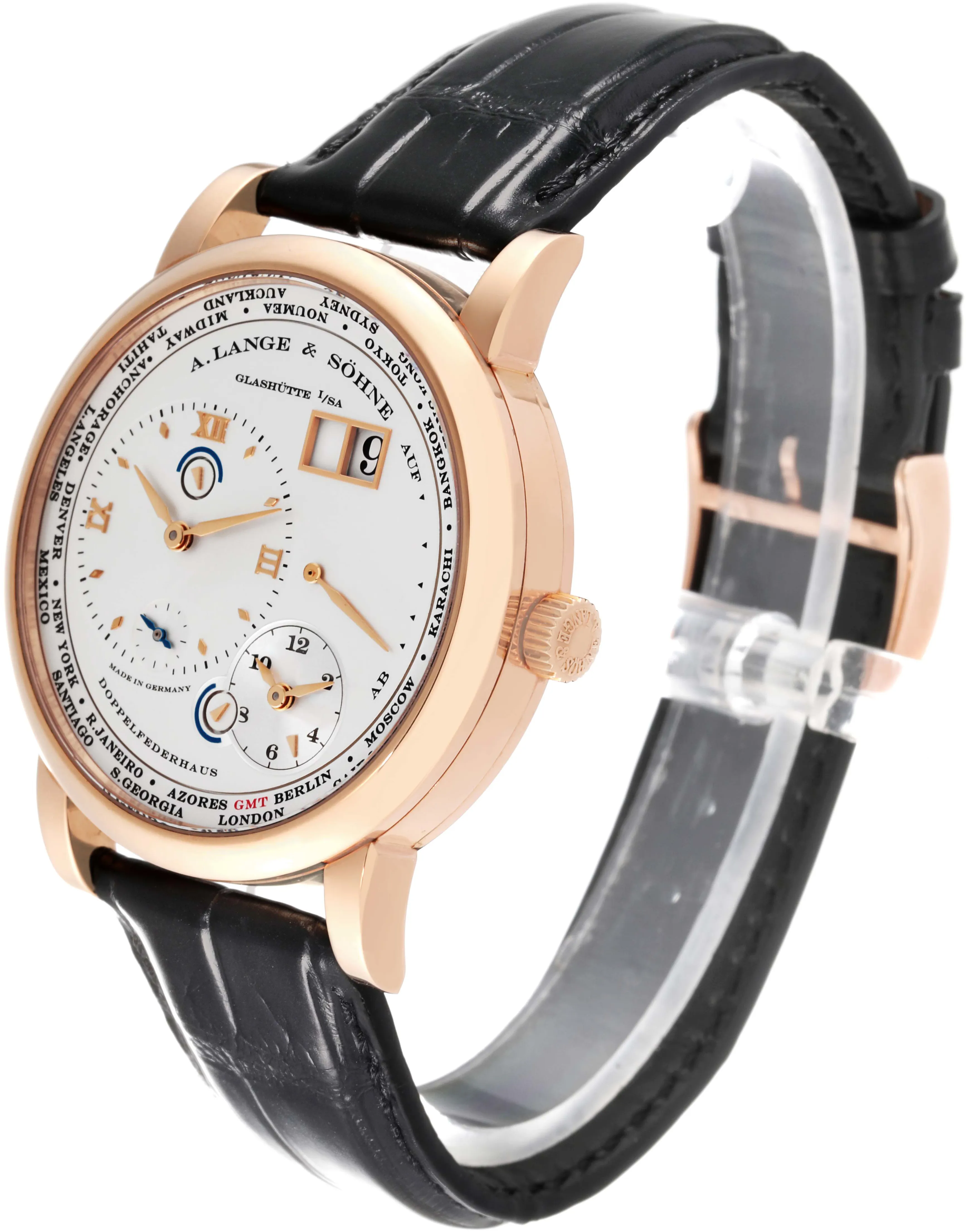 A. Lange & Söhne Lange 1 116.032 42mm Rose gold and 18k rose gold Silver 3