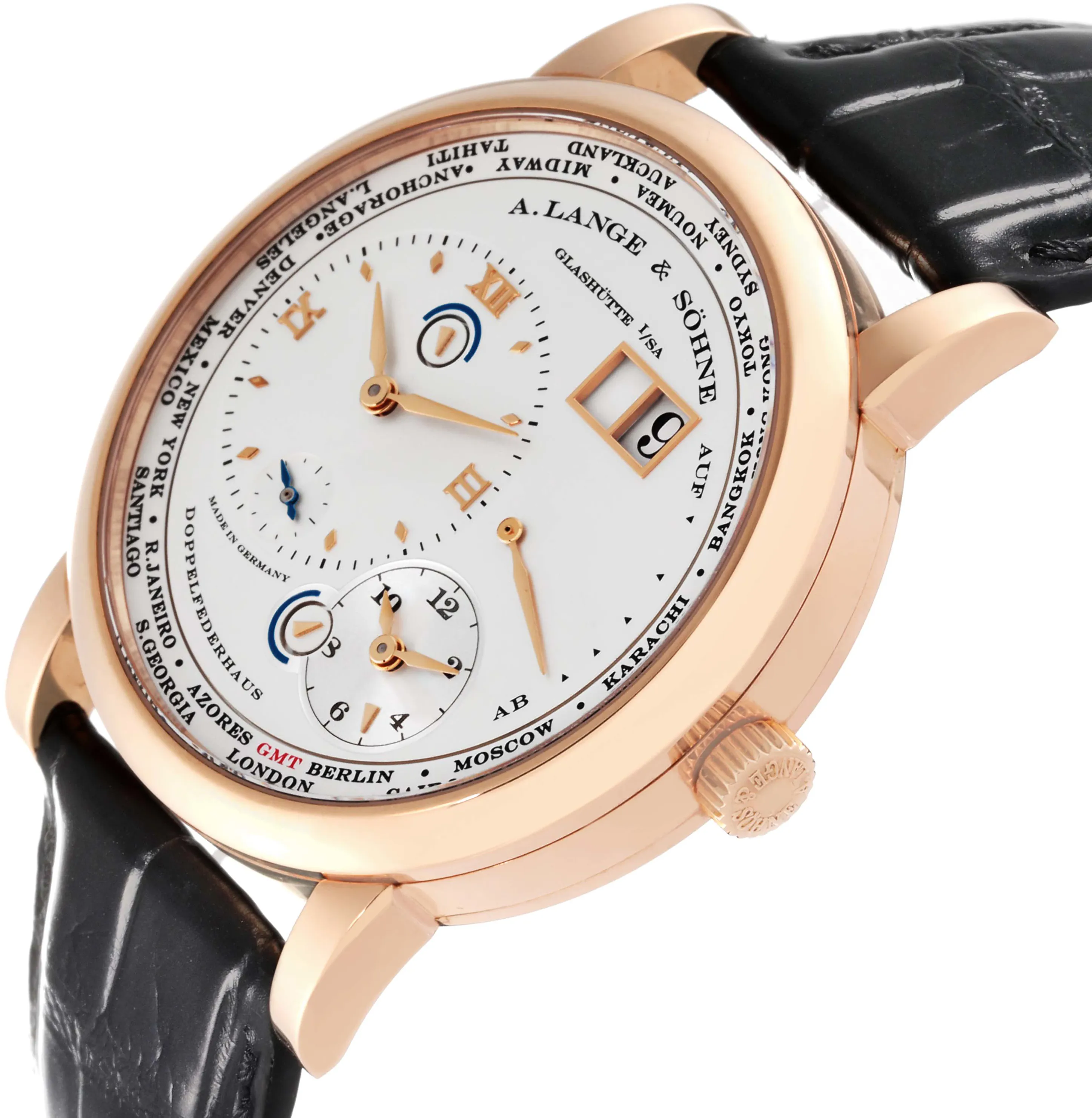 A. Lange & Söhne Lange 1 116.032 42mm Rose gold and 18k rose gold Silver 4