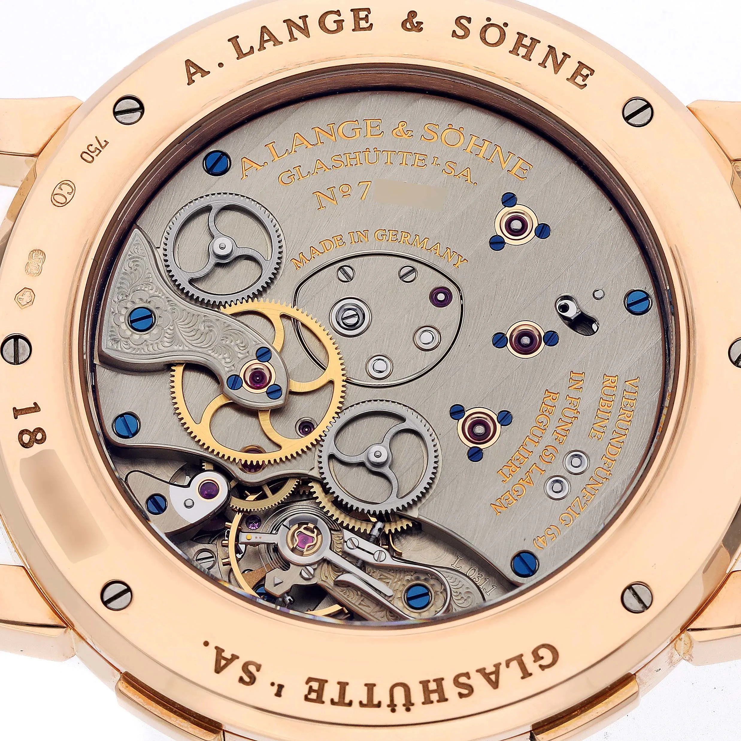 A. Lange & Söhne Lange 1 116.032 42mm Rose gold and 18k rose gold Silver 5