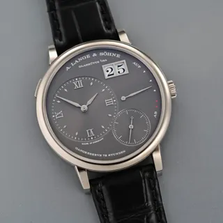 A. Lange & Söhne Lange 1 137.038 18k white gold Gray