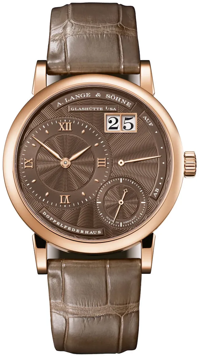 A. Lange & Söhne Lange 1 181.037 37mm Rose gold and 18k rose gold Brown