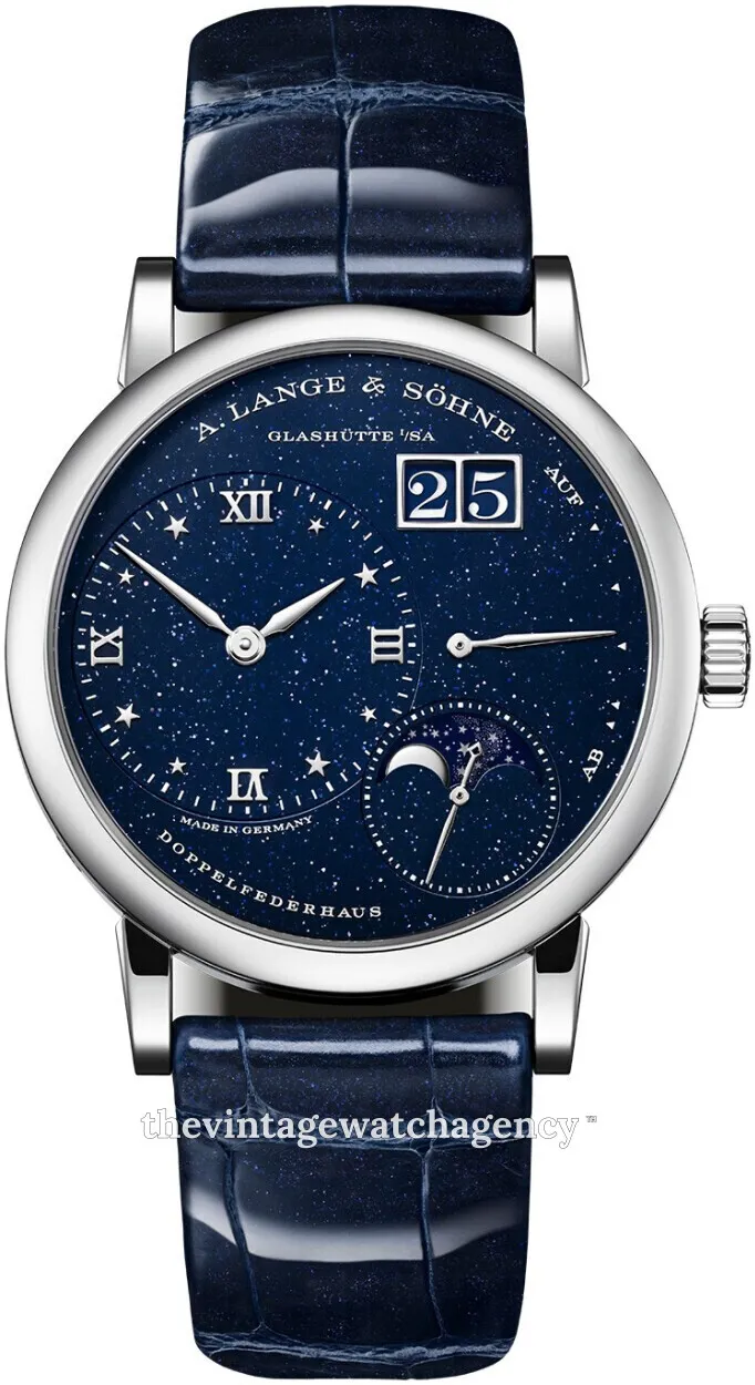 A. Lange & Söhne Lange 1 182.086 37mm White gold Blue