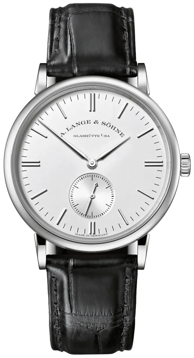 A. Lange & Söhne Saxonia 219.026 35mm White gold and 18k white gold Silver