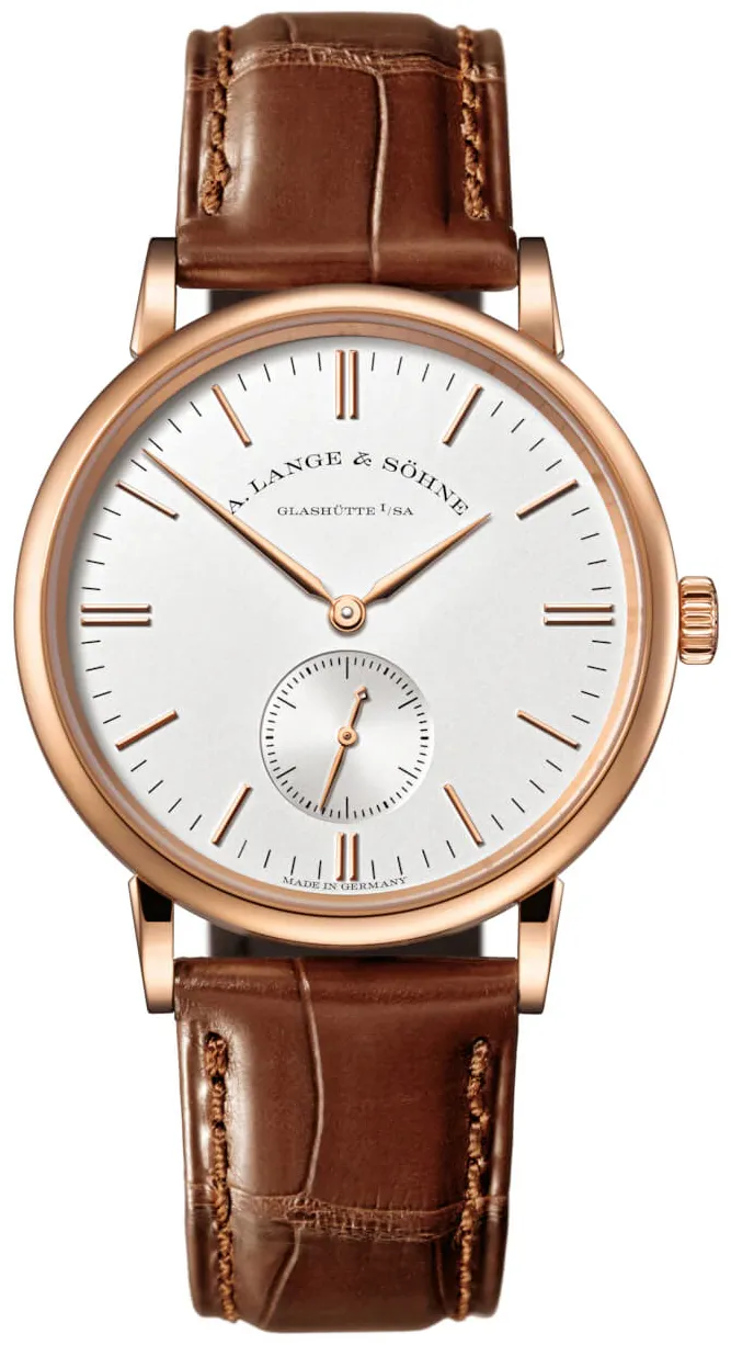 A. Lange & Söhne Saxonia 219.032 35mm Rose gold and 18k rose gold Silver