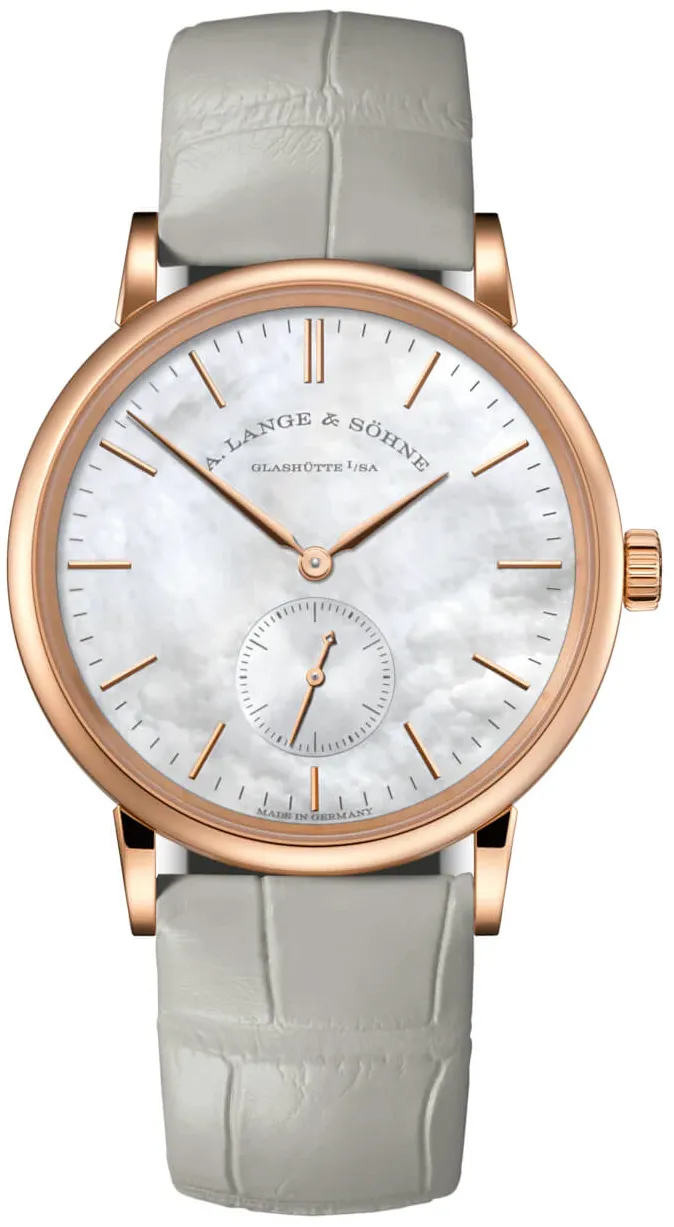 A. Lange & Söhne Saxonia 219.043 35mm Rose gold and 18k rose gold White