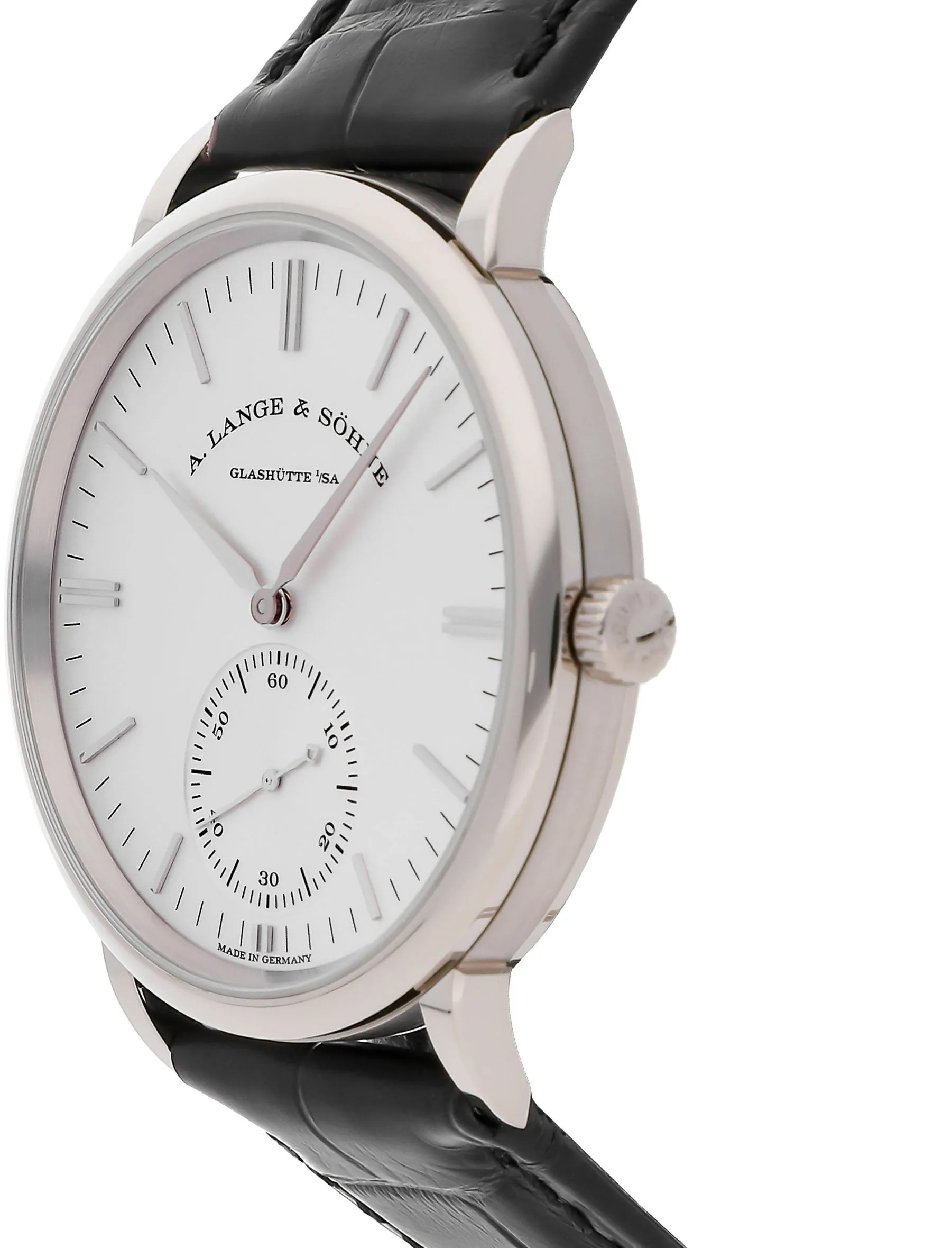 A. Lange & Söhne Saxonia 380.027 38mm White gold Silver 1