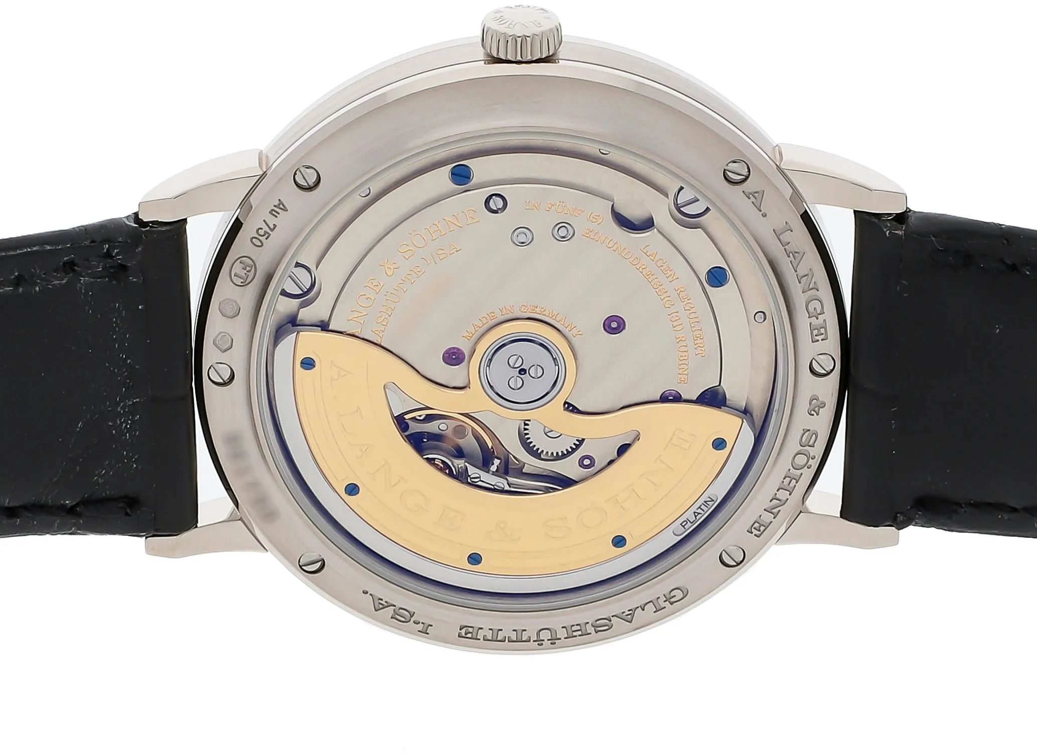 A. Lange & Söhne Saxonia 380.027 38mm White gold Silver 4