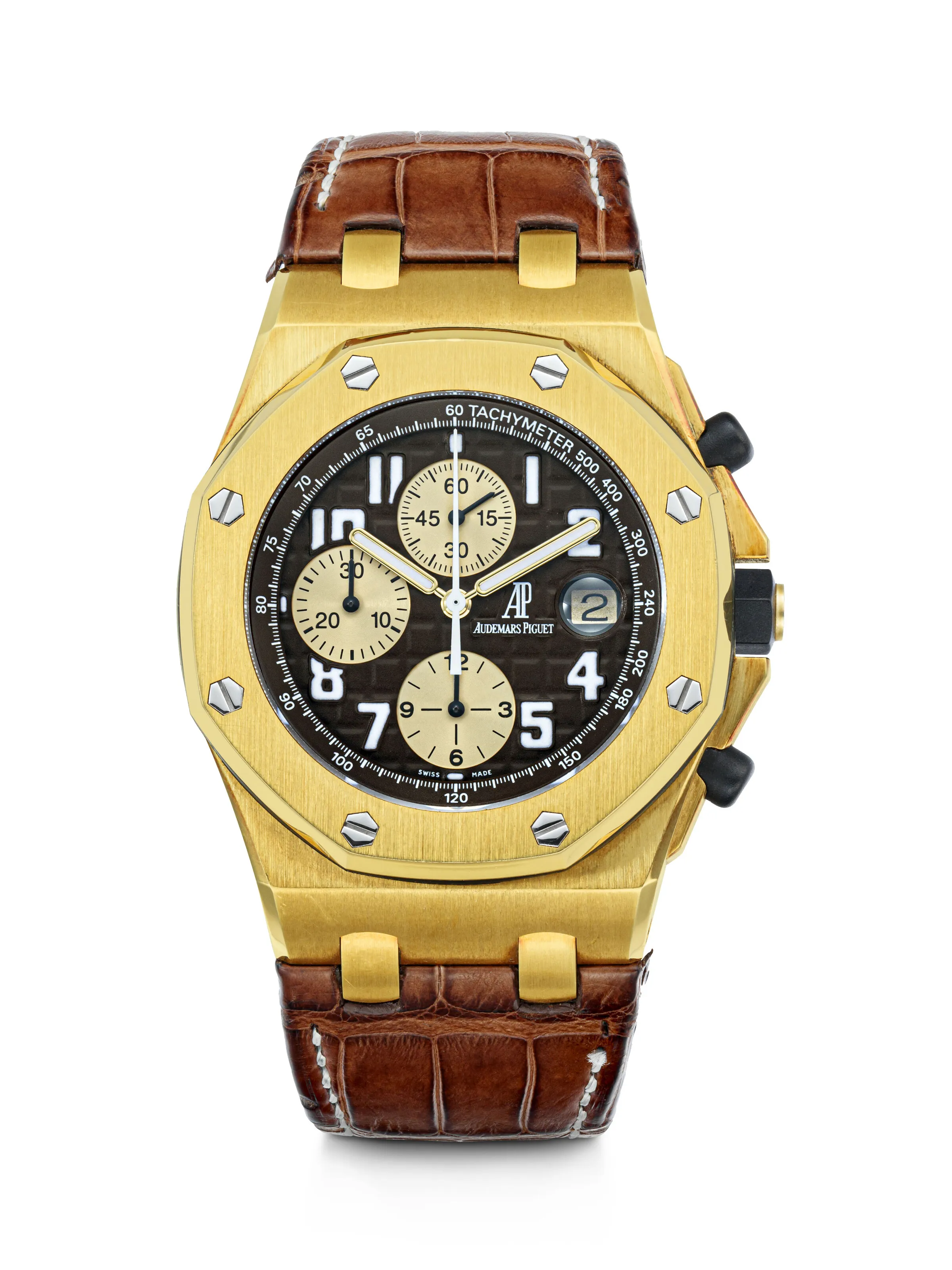 Audemars Piguet Royal Oak Offshore 26007BA 45mm 18k Gold Brown