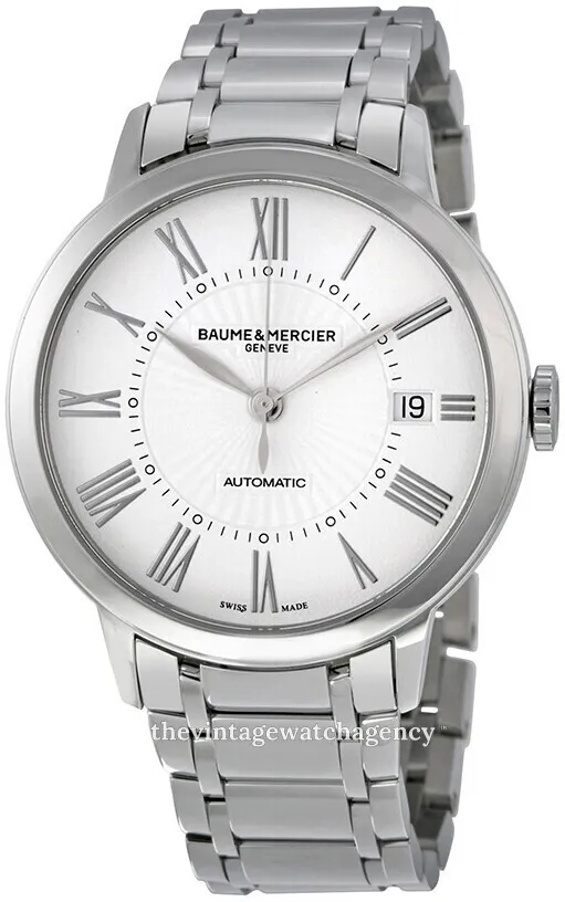 Baume & Mercier Classima 10220 36.5mm Stainless steel White