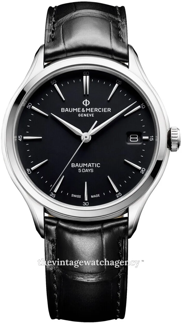 Baume & Mercier Clifton M0A10399 40mm Stainless steel Black