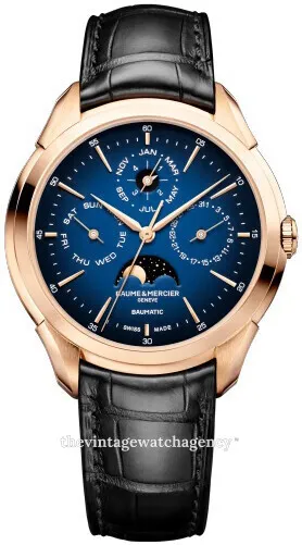 Baume & Mercier Clifton MOA10632 42mm Rose gold Blue