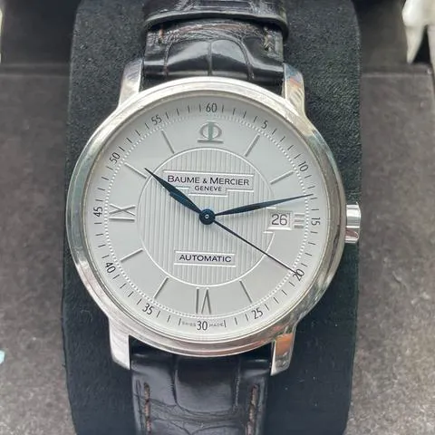 Baume & Mercier 39mm Stainless steel White 1