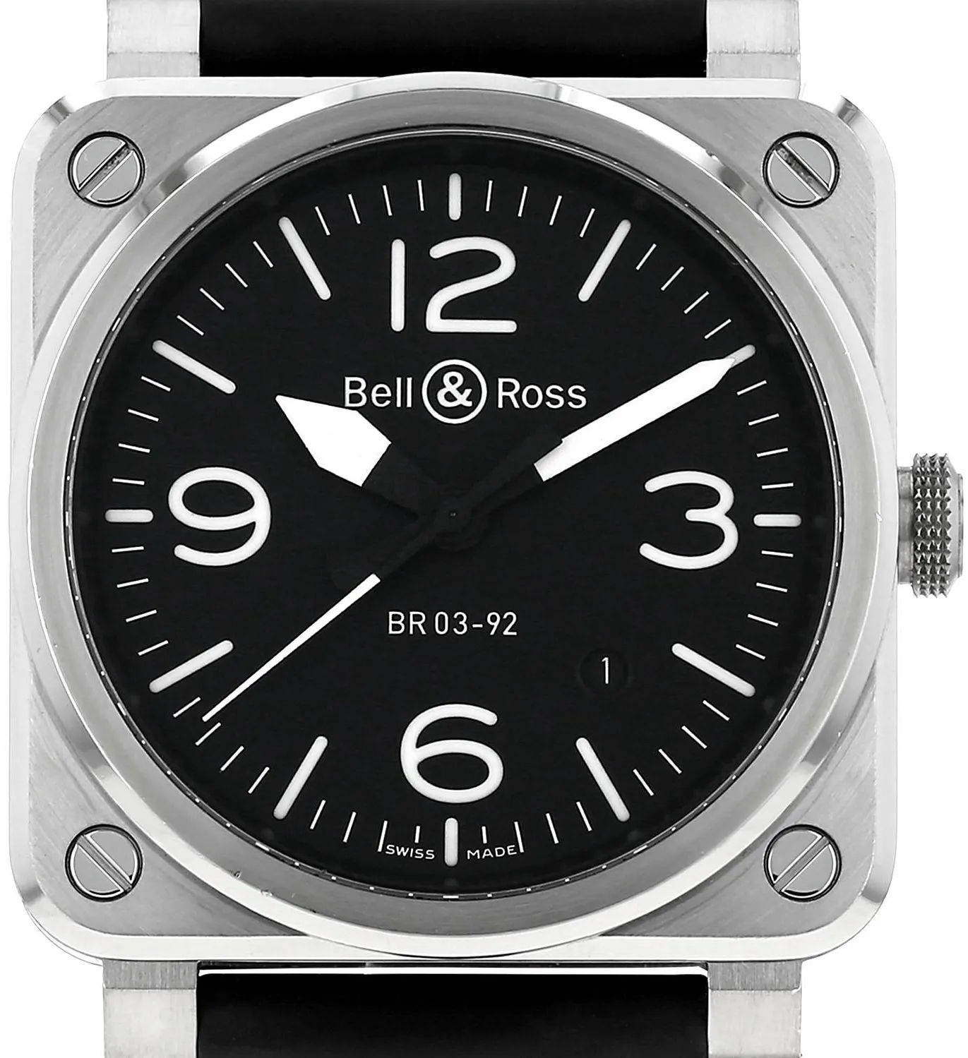 Bell & Ross BR 03 BR 03-92 42mm Stainless steel Black