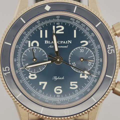 Blancpain Air Command AC03 36B40 63B 36.2mm Rose gold Blue 4