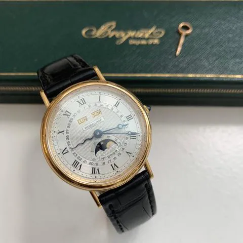 Breguet 3040BA 36mm Yellow gold Silver