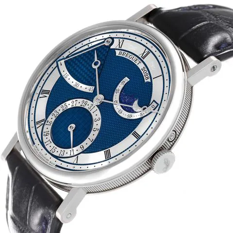 Breguet Classique 7137BB/Y5/9VU 39mm White gold Blue 4