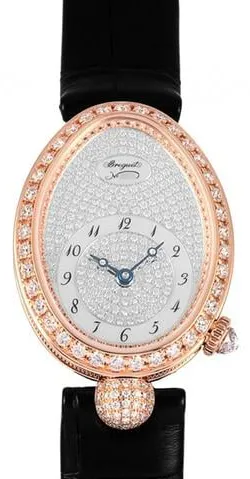 Breguet Reine de Naples 8928BR/8D/944/DD0D3L 33mm Rose gold Mother-of-pearl