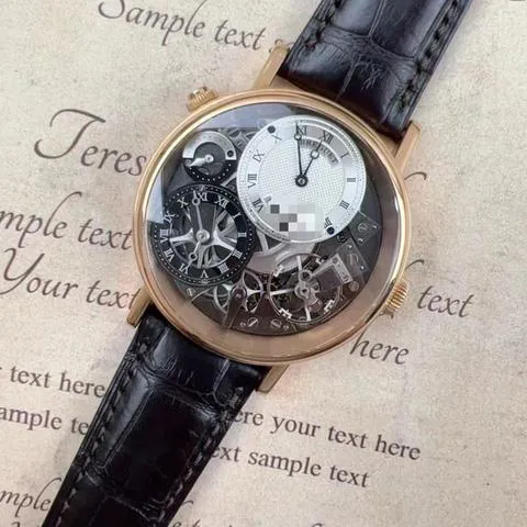 Breguet Tradition 7067BR/G1/9W6 40mm Rose gold Silver and Gray