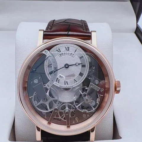 Breguet Tradition 7097BR/G1/9WU 40mm Rose gold Silver