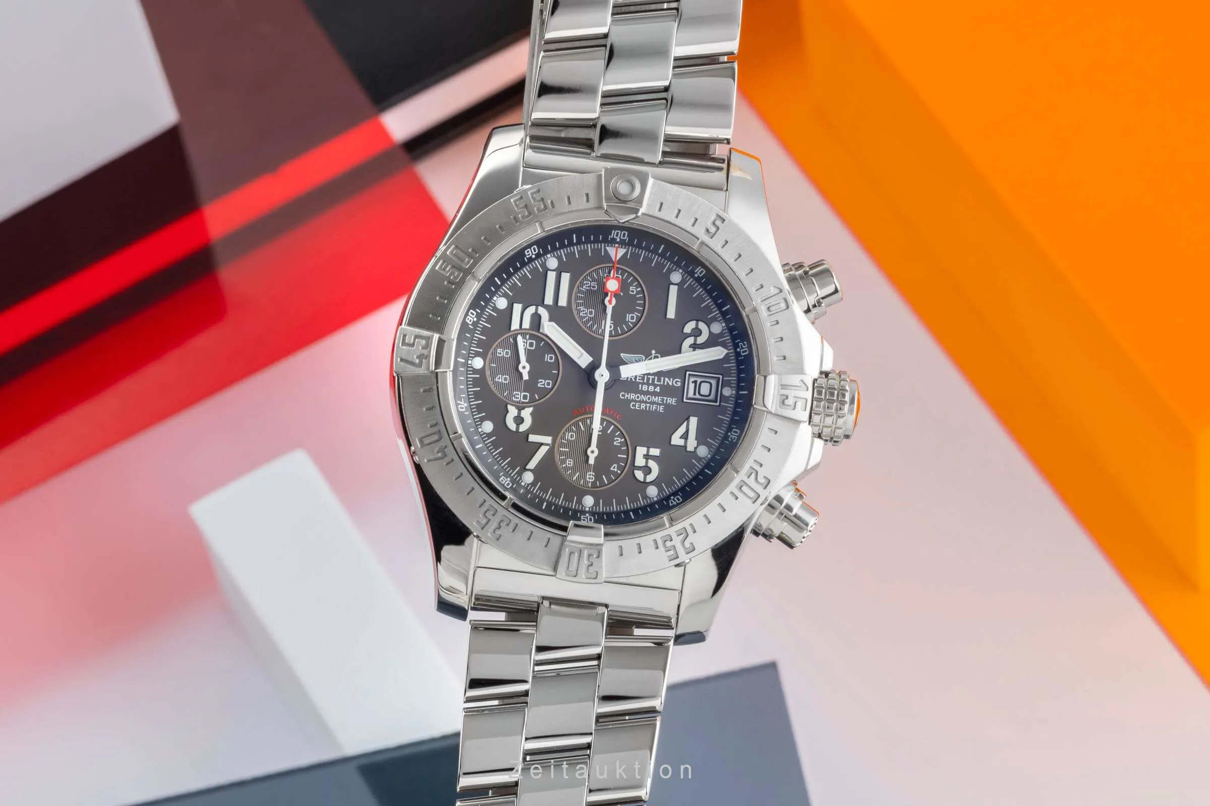 Breitling Avenger A13380 45mm Stainless steel Gray