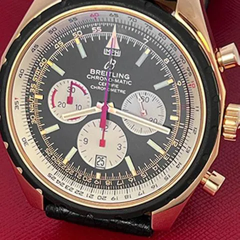 Breitling Chrono-Matic R14360 49mm Rose gold Black 1