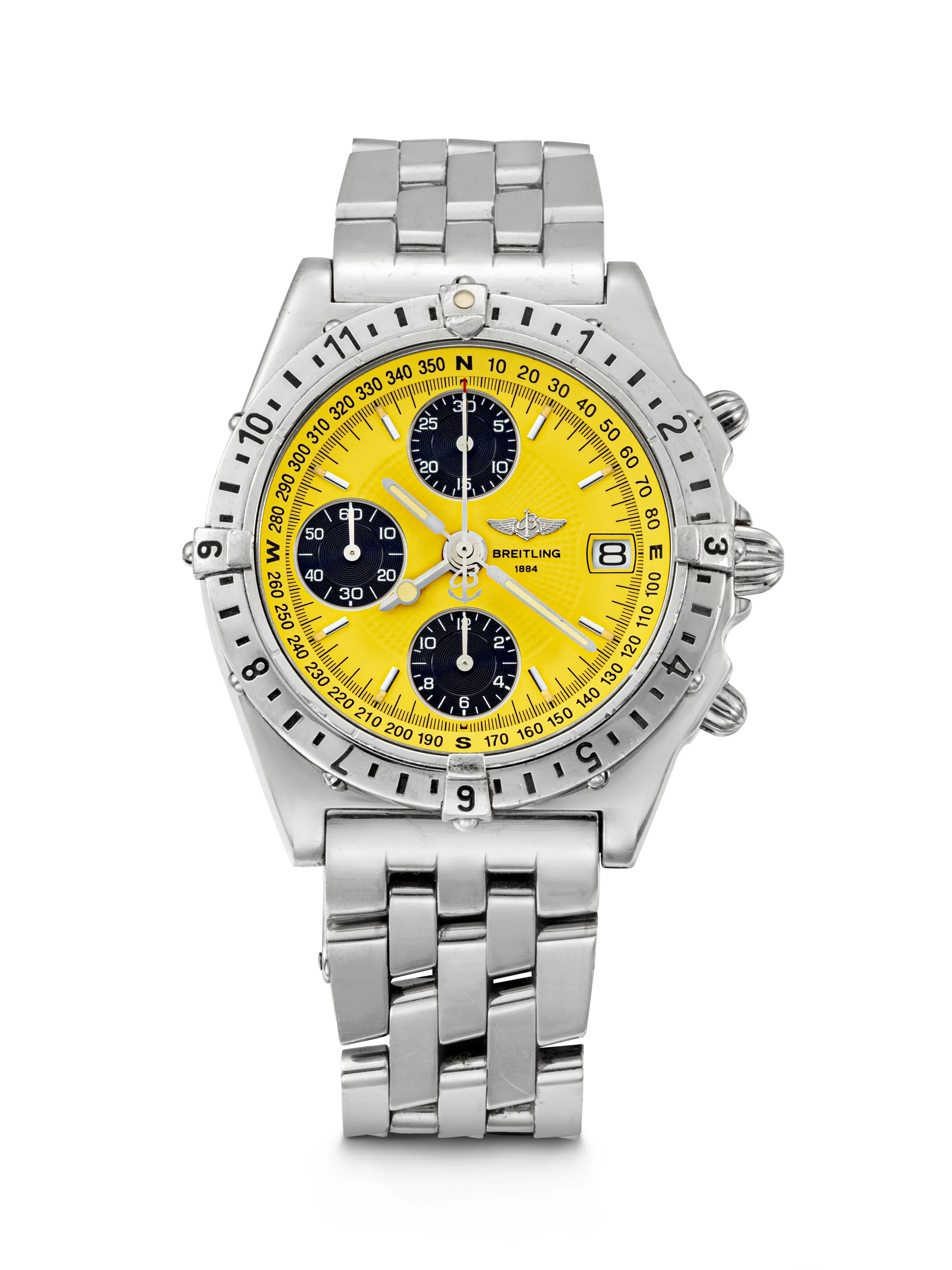 Breitling Chronomat A20048 39mm Stainless steel Yellow