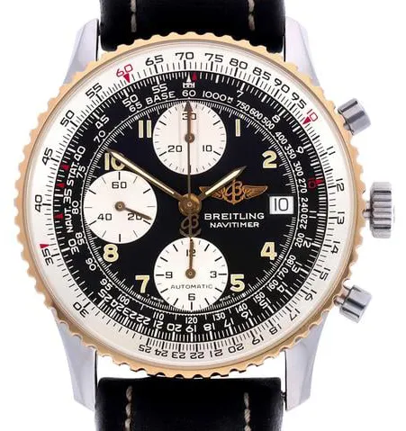 Breitling Navitimer D13022 Yellow gold and Stainless steel Champagne