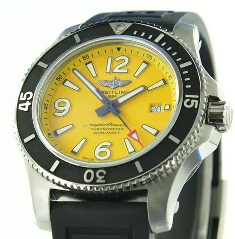 Breitling Superocean A17367 44mm Stainless steel Yellow 3