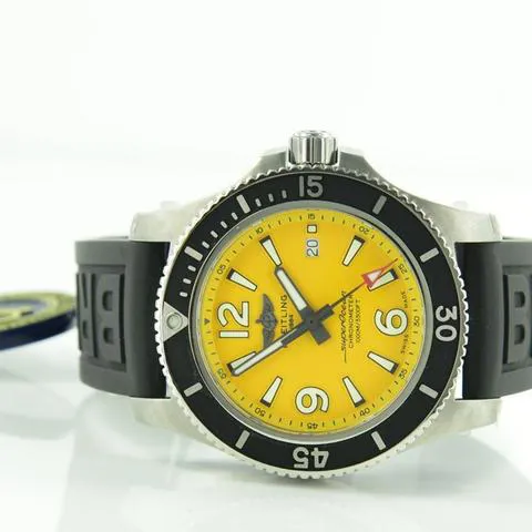 Breitling Superocean A17367 44mm Stainless steel Yellow 5