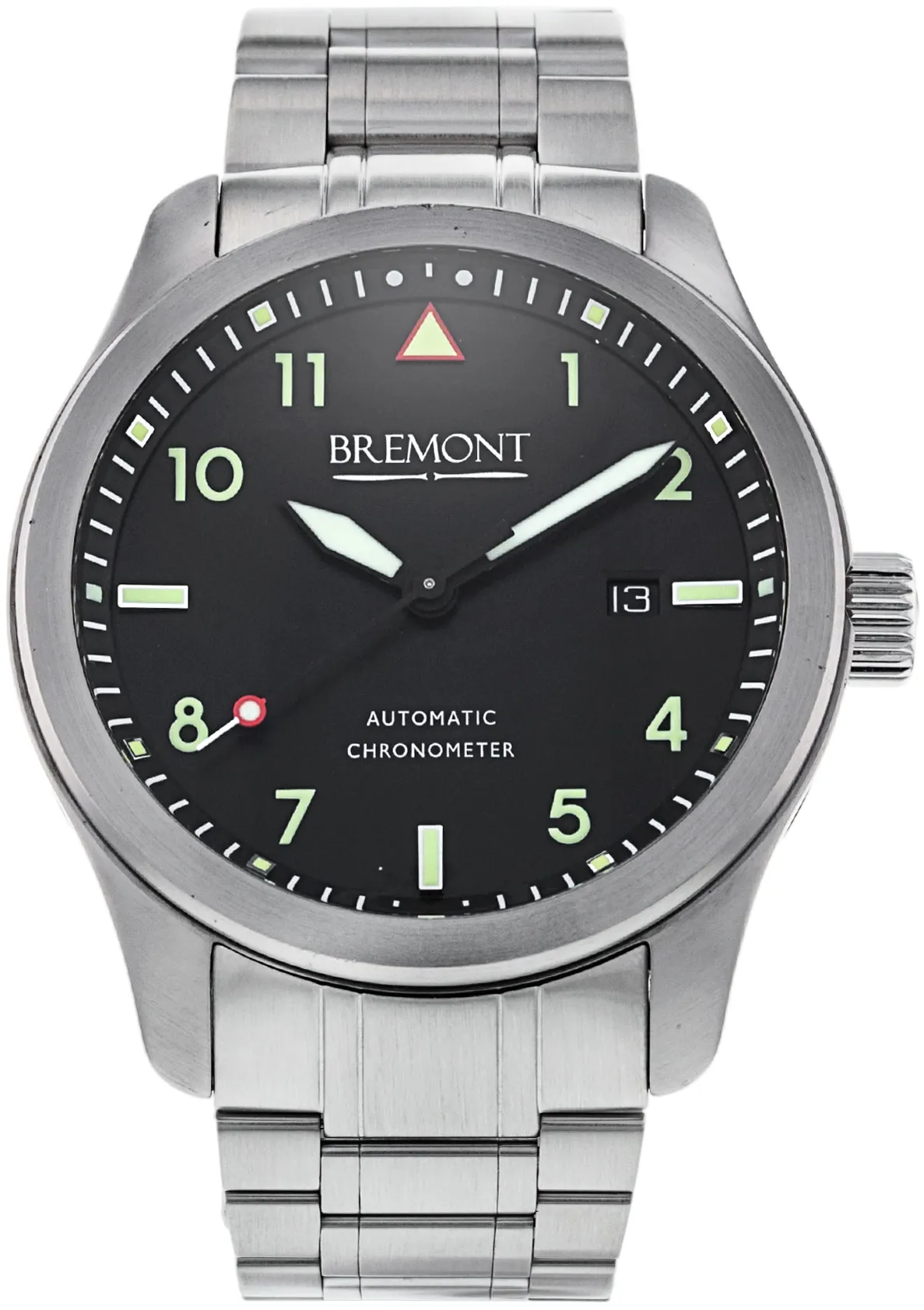 Bremont Solo SOLOCrBr 43mm Stainless steel Black