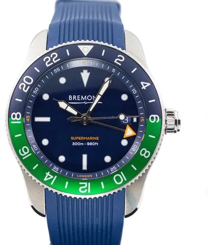 Bremont Supermarine GMT 40mm Stainless steel Blue