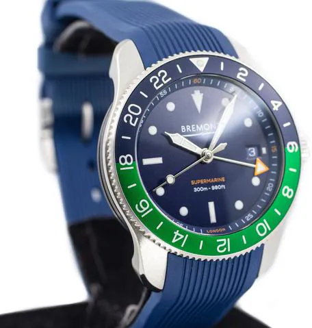 Bremont Supermarine GMT 40mm Stainless steel Blue 1