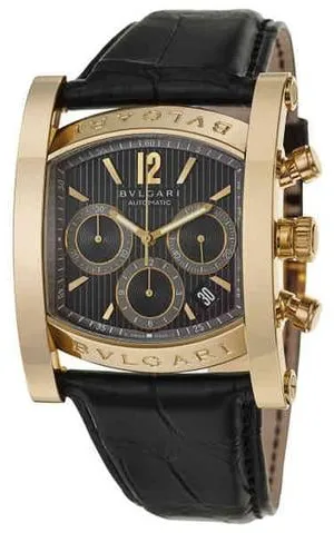 Bulgari Assioma AA48GCH 37mm Yellow gold Black