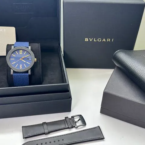 Bulgari Bulgari 103133 BB41C3BSVD/MB 41mm Stainless steel Blue 1