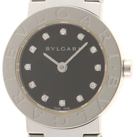 Bulgari Bulgari BB23SS 23mm Stainless steel Black