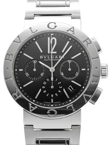 Bulgari Bulgari BB42SSCH 42mm Stainless steel Black