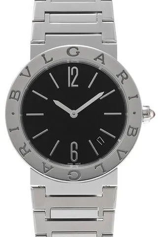 Bulgari Bulgari BB33S 33mm Stainless steel Black