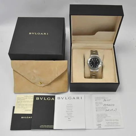 Bulgari Diagono DG40S 40mm Stainless steel Black 8