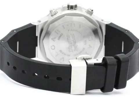 Bulgari Diagono SD 40 S RE 40mm Stainless steel White 4