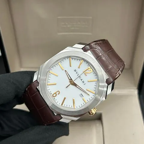 Bulgari Octo BGO41WSLD 41mm Stainless steel White