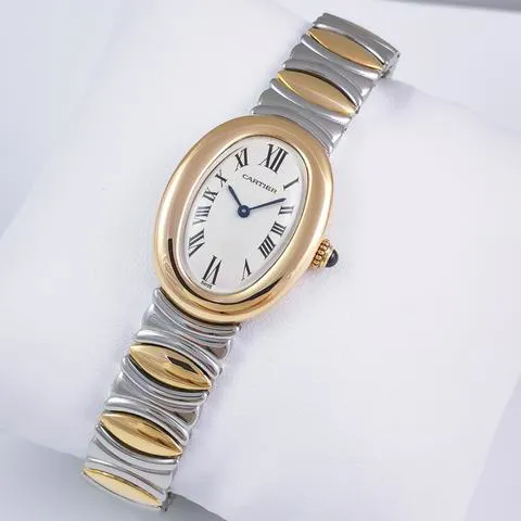 Cartier Baignoire 8057910 23mm Yellow gold Champagne 4