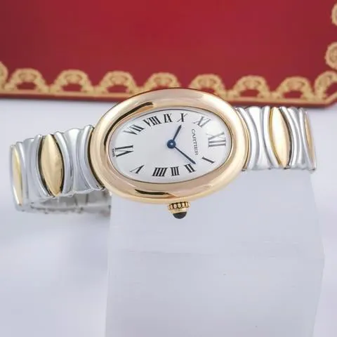 Cartier Baignoire 8057910 23mm Yellow gold Champagne 5