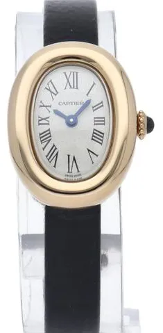 Cartier Baignoire WGBA0017 24.5mm Yellow gold Silver 1