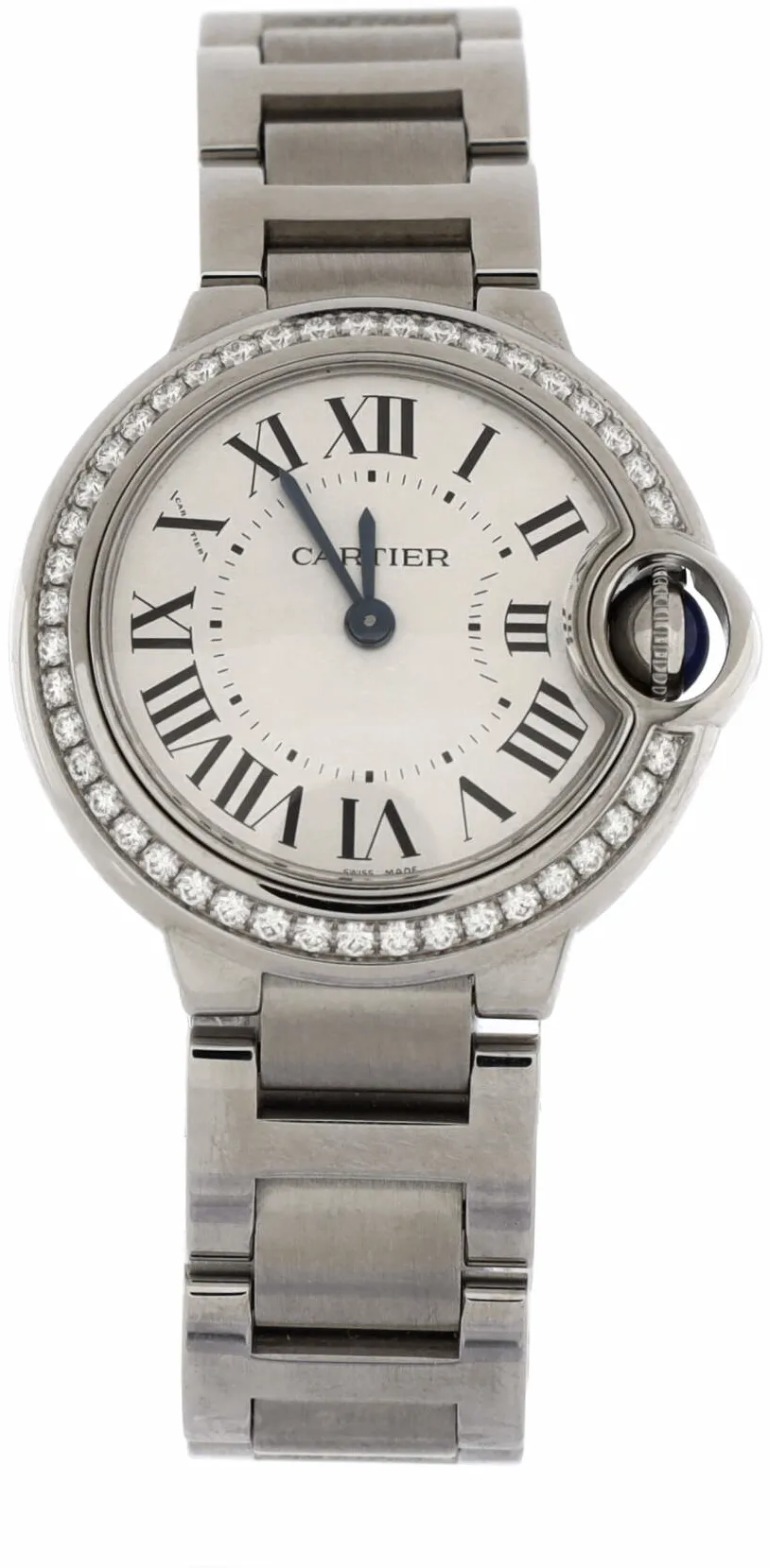 Cartier Ballon Bleu 28mm W4BB0015 28mm Stainless steel White