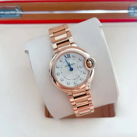 Cartier Ballon Bleu 28mm WE902025 28mm Rose gold Silver 1