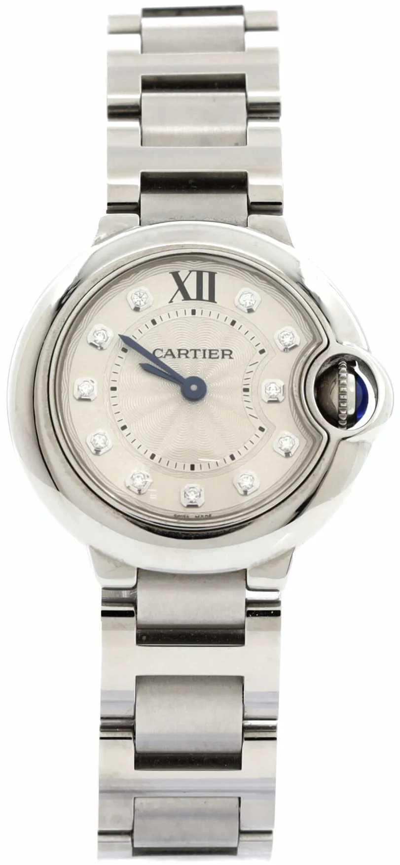 Cartier Ballon Bleu 28mm WE902073 28mm Stainless steel Silver