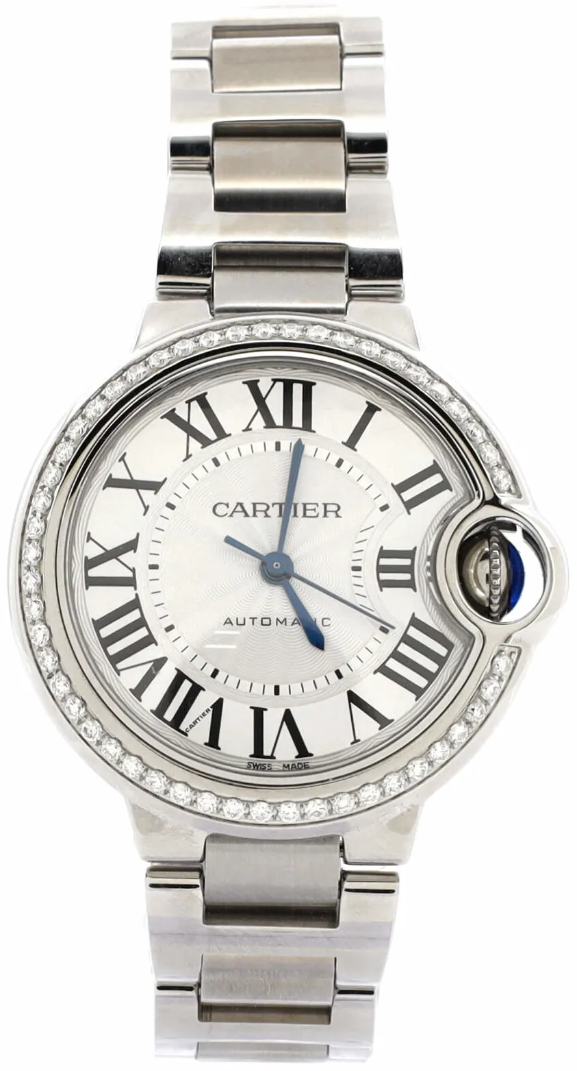 Cartier Ballon Bleu 33mm W4BB0016 33mm Stainless steel Silver