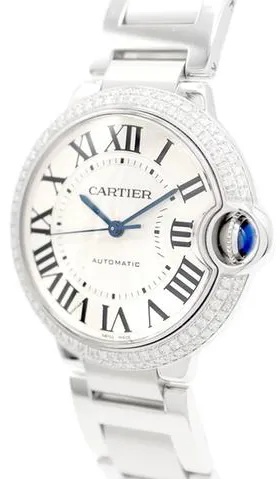 Cartier Ballon Bleu 36mm W6920046 36mm Silver White 4