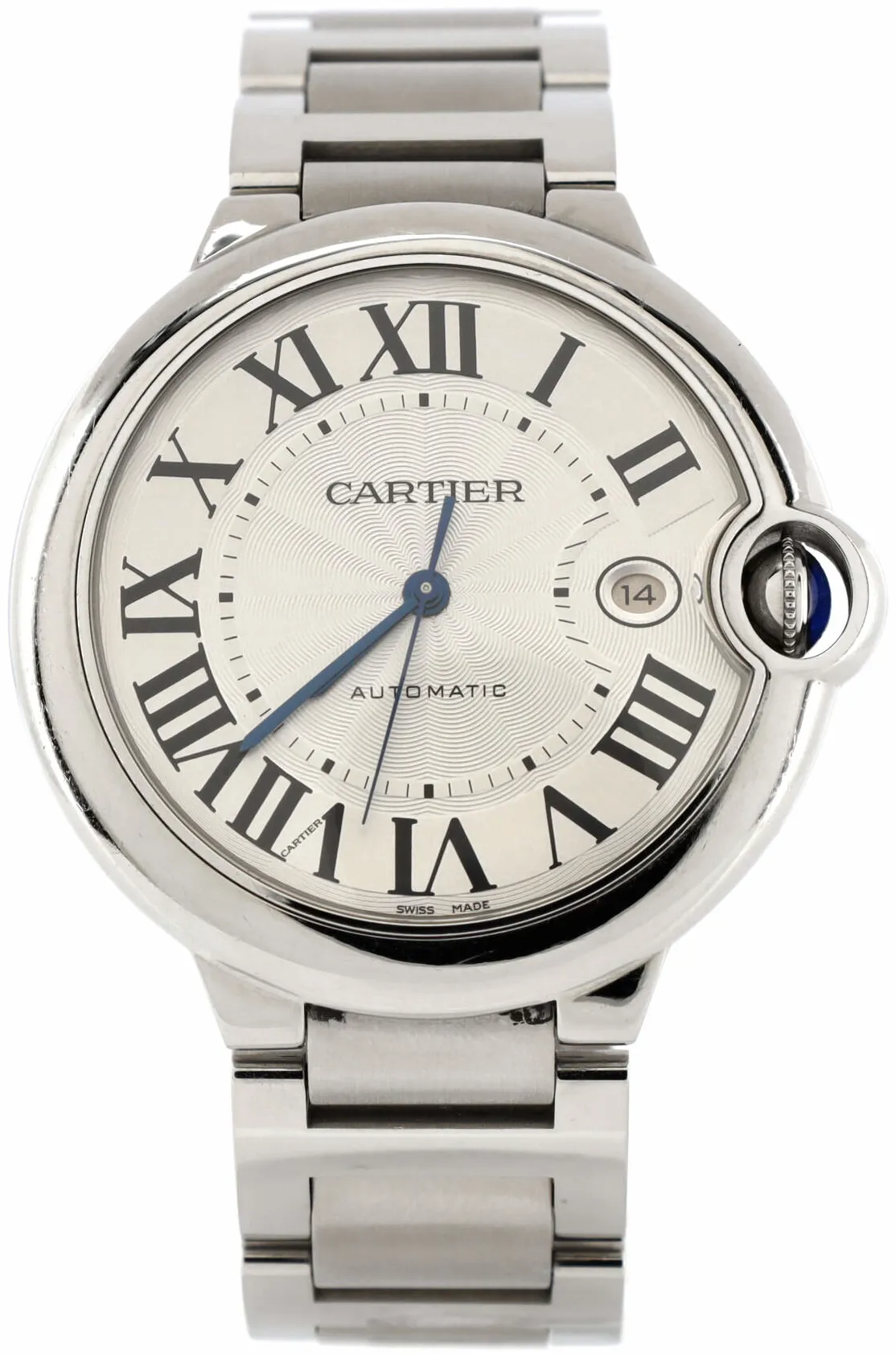 Cartier Ballon Bleu 42mm W69012Z4 42mm Stainless steel Silver